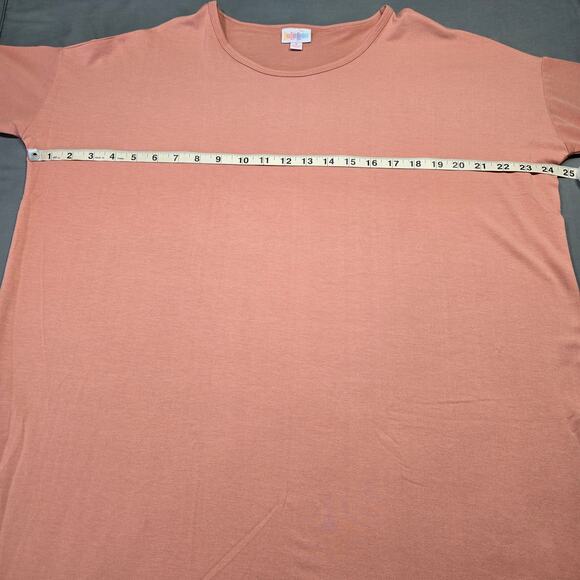 LuLaRoe Irma Pink Desert Tunic Shirt NEW Short Sleeve Classic Scoop Women Size S - Picture 6 of 8